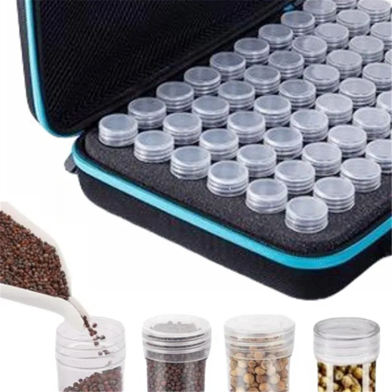

Seedkeeper 120 Slot Storage Organizer & 25 Envelopes, Durable Airtight Garden Seed Saver Saving Bundle, Travel-Friendly