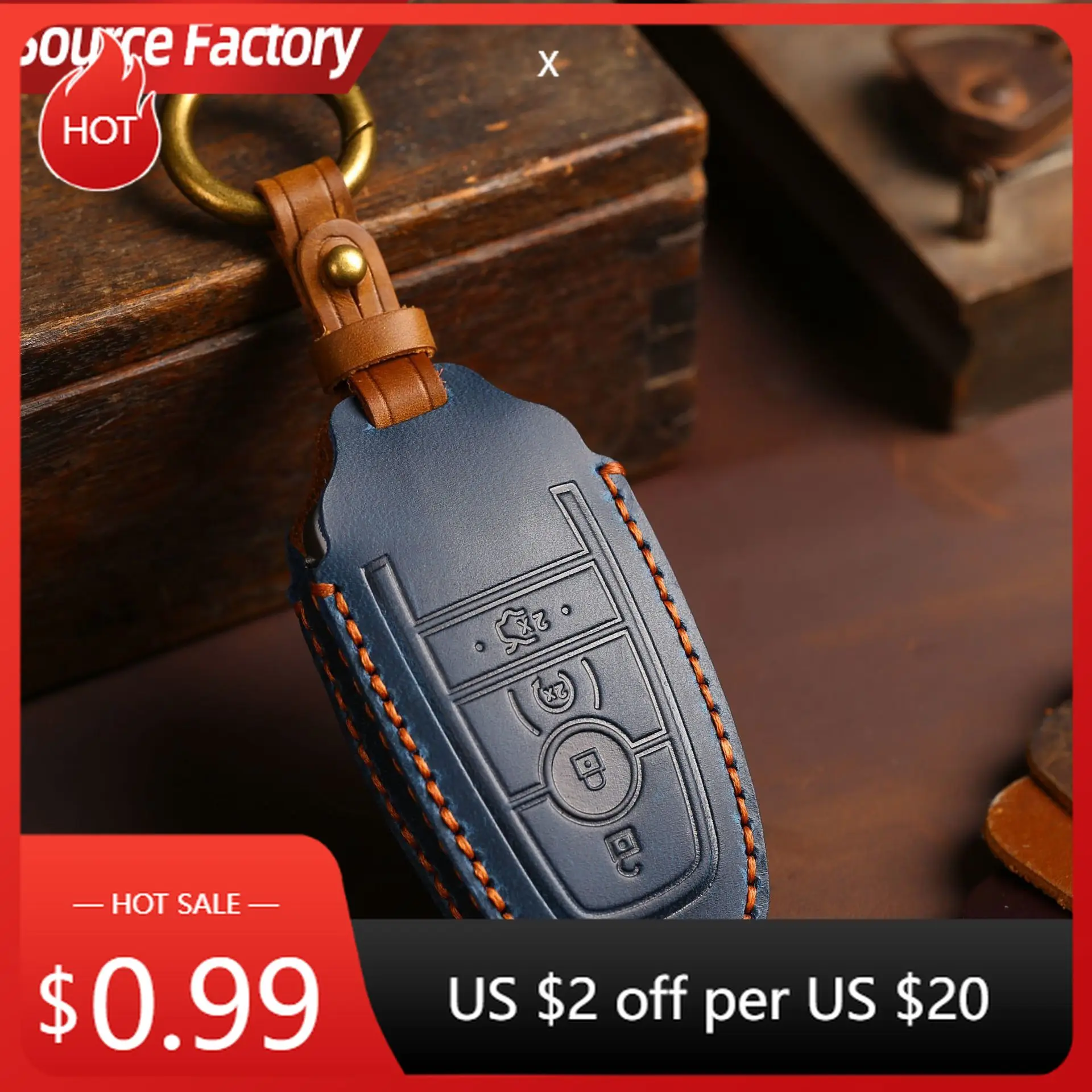 

Car Stickers Leather Car Remote Key Cover Case Holder shell Chain Fob For Ford New Mondeo Focus EVOS Escape Edge Explorer