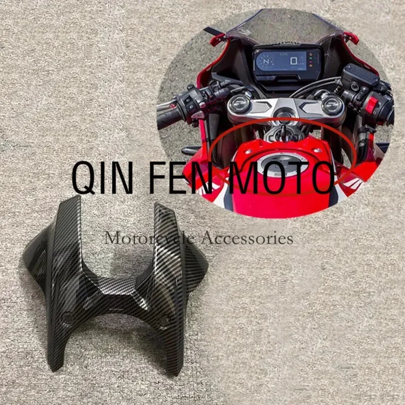 Подходит для Honda CB650R CBR650R 2019 2020 2021 CB CBR 650R, углеродное волокно, передний бак для мотоцикла, Крышка корпуса Airbox, обтекатель Yank Coevr Подходит для Honda CB650R CBR650R 2019 2020 2021 CB CBR 650R, углеродное волокно, передний бак для мотоцикла, Крышка корпуса Airbox, обтекатель Yank Coevr