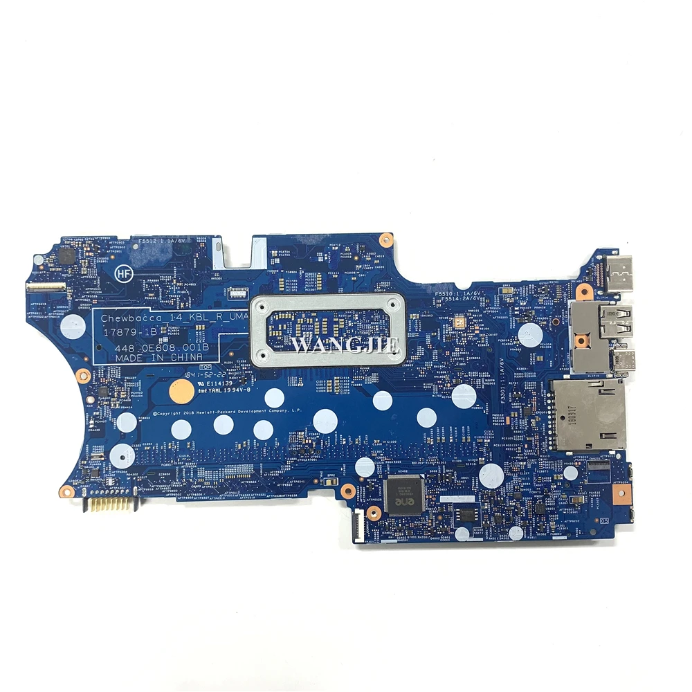 Imagem -02 - Placa-mãe Portátil para hp Pavilion X360 L18175601 L18175001 14-cd 14m-cd Sr3w0 I38130u Cpu 178791b Ddr4 100 de Trabalho