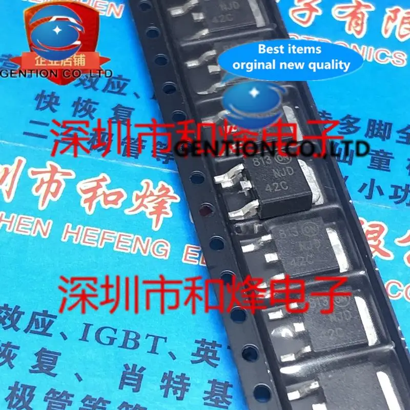 

10 шт. NJD42C TO-252 100 В 6 А в наличии 100% новые и оригинальные