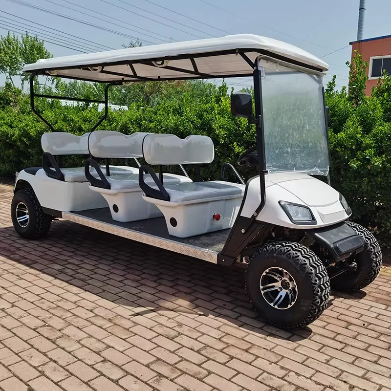 Popular 6 Seat Lithium Golf Cart with 6 Passenger Capacity Manufacture's Competitive Price Sightseeing Car