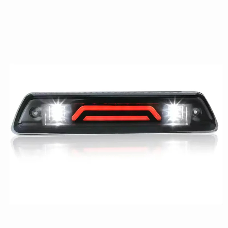ممتاز-أحمر أبيض LED الدخان الثالث 3Rd ضوء الفرامل لفورد F150 F-150 2009 2010 2011 2012 2013 2014 اكسسوارات الذيل لمبة خلفية
