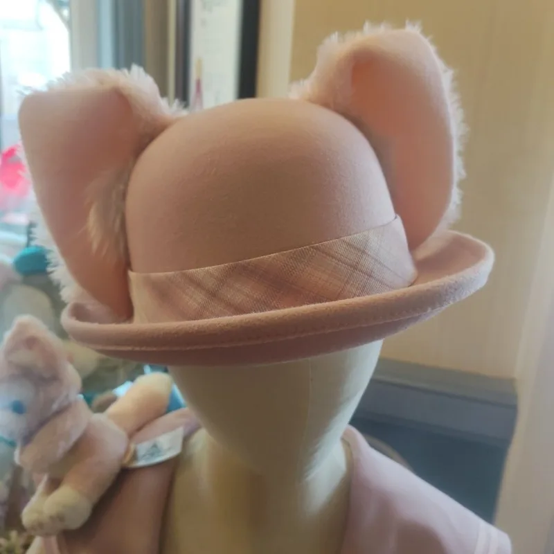 

Disney НОВАЯ шляпа в студенческом стиле Duffy Lina Bell, милый мультяшный летний солнцезащитный козырек, универсальная шляпа с широкими полями, официальная шляпа, подарок в стиле пары