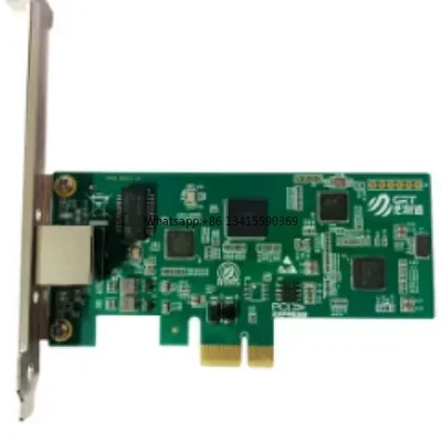 

High-performance PCIE*1 SFP Network Card GH901T-ZN-V2.0 I210AT Gigabit Single RJ45 Port Server Smart Encryption Adapter