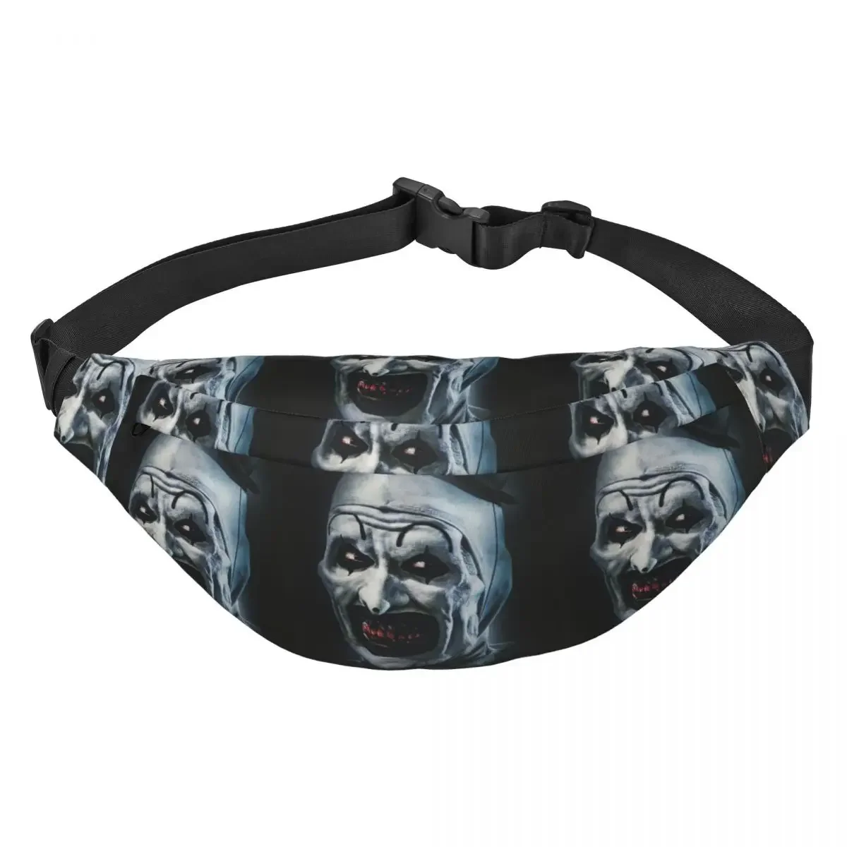 Spersonalizowany Ter 사이 3) Movie Horror Art Slasher Halloween Fanny Pack Sling Crossbody Waist Bag Travel Phone Money Pouch