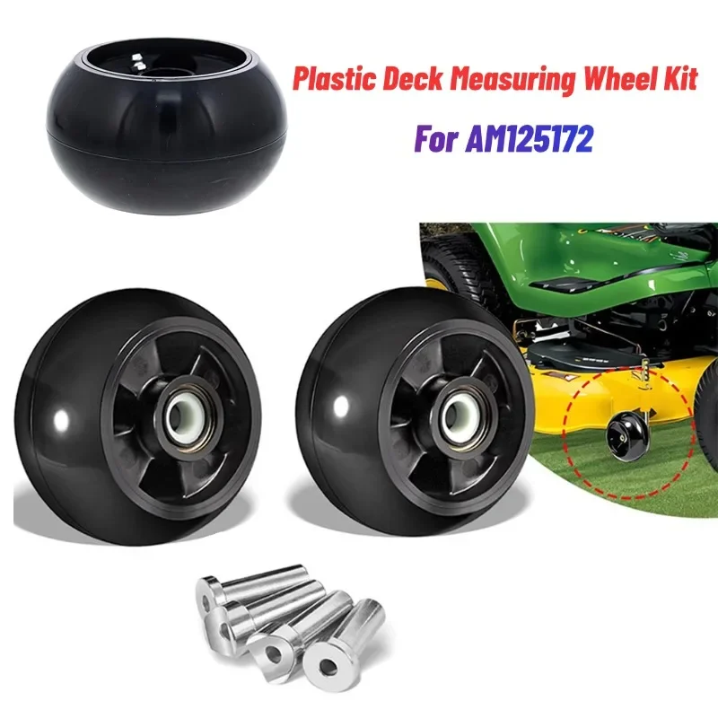 

AM125172 Plastic Deck Measuring Wheel Kit Compatible With AM124706 210-300 Deck Gage Wheel Kit Replacement Replacing For Lawn