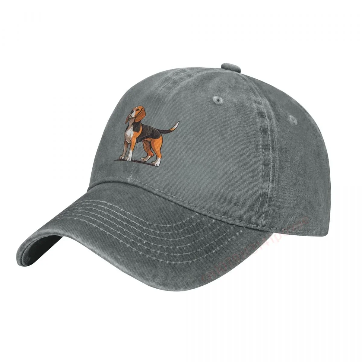 Cute Beagle Dog Denim Cap Men Women Unisex Soft Adjustable Dad Baseball Hat For Dog Lover Gift