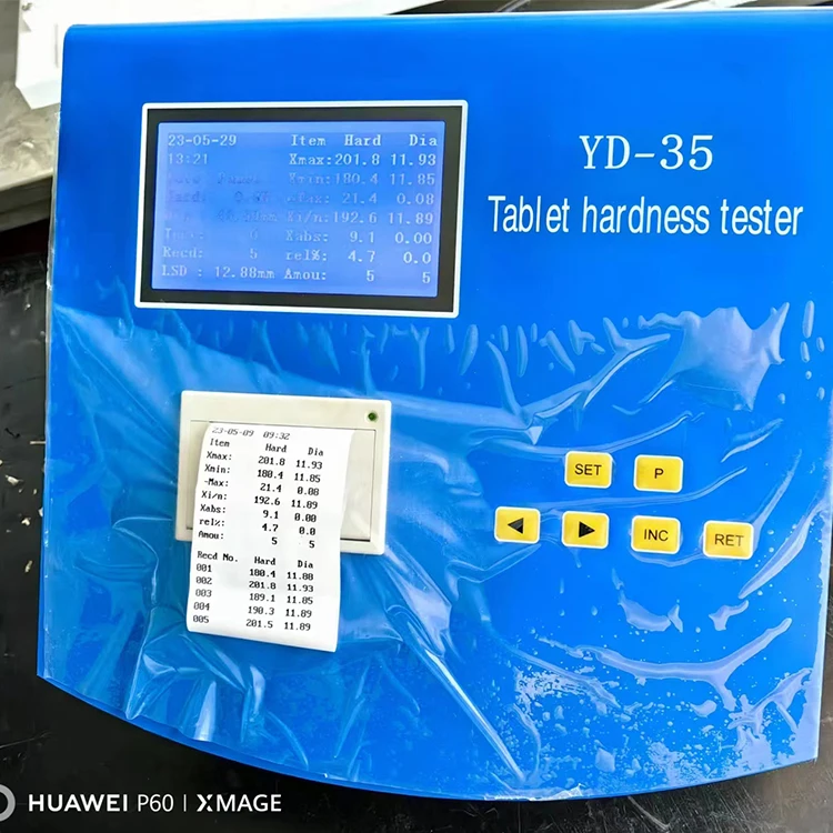 Lab Smart Tablet Hardness Tester for Pharmaceutical Measure Tablet Hardness and Diameter