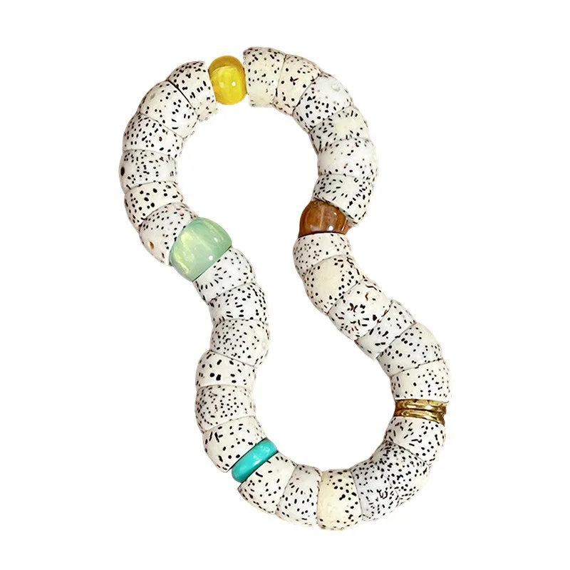 Moon Star Bodhi Bracelet Single Loop Prayer Beads for Men and Women Ideal for Twirling and Playing Gifts