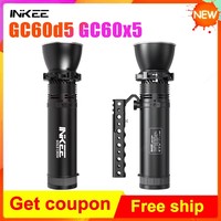 INKEE Gold Crow GC60d5 GC60x5 Bi-color Video Light Daylight 60W Power Integrated LED Photography Fill Light for Live Streaming