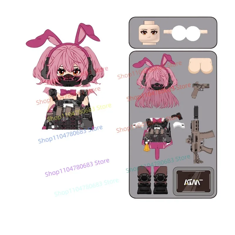 MOC ビルディングブロック軍事バニーガール特殊部隊ミニフィギュア組立モデルディスプレイ漫画アニメアクセサリーおもちゃギフト