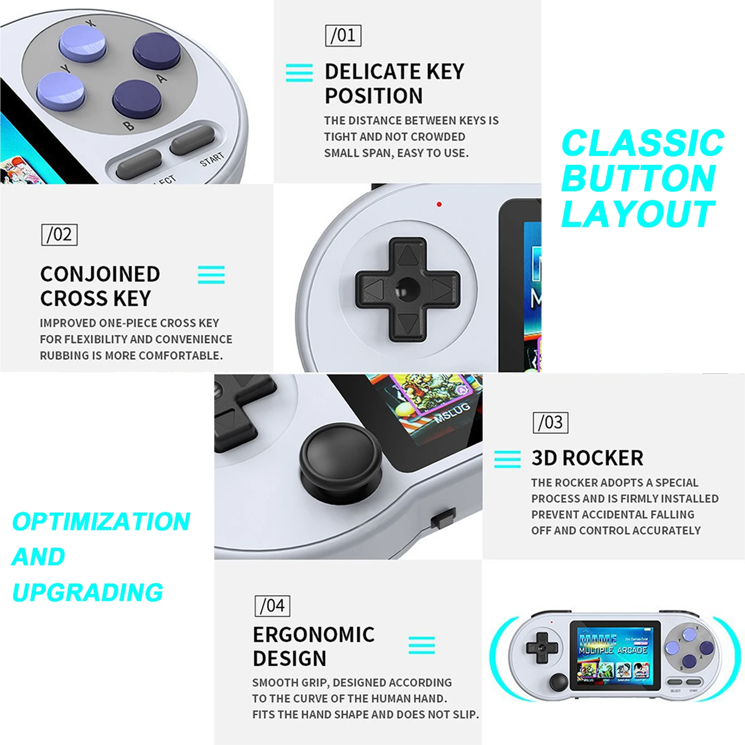 Console de jeu portable SF2000