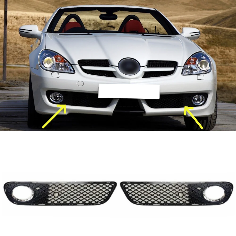 

Решетка противотуманной фары переднего бампера A 1718800524 A 1718800624 Для Mercedes Benz SLK Class W171