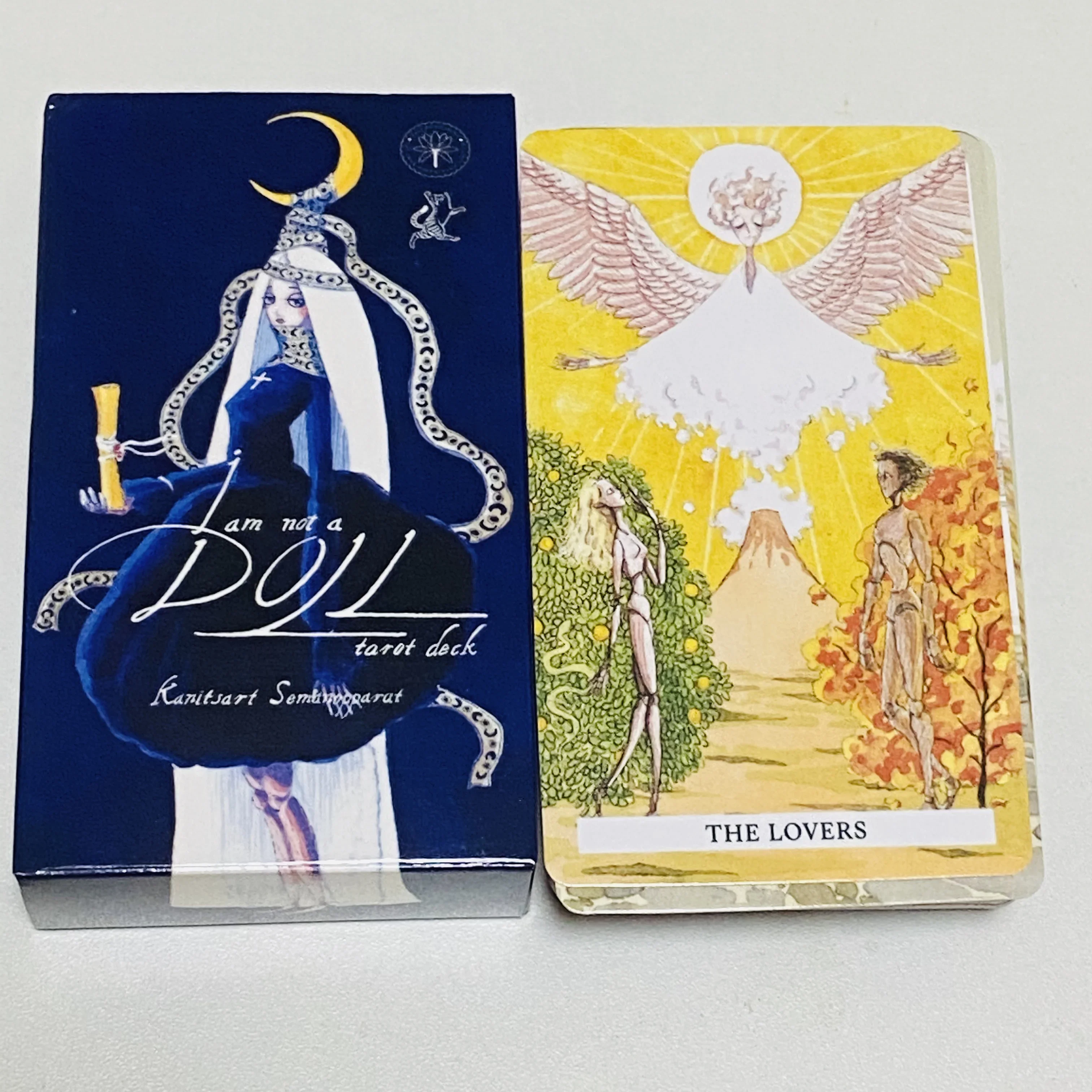 

I Am Not A Doll Tarot Cards 79pcs Psychological Oracle Deck with Vibrant Imagery for Future and Past 10.3*6cm