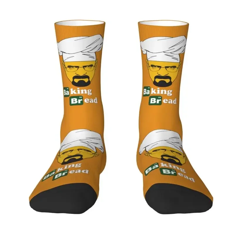 

Humor Breaking Bad Walter White Cook Men's Crazy Crew Socks Hip Hop Funny Spring Summer Autumn Winter Dress Socks