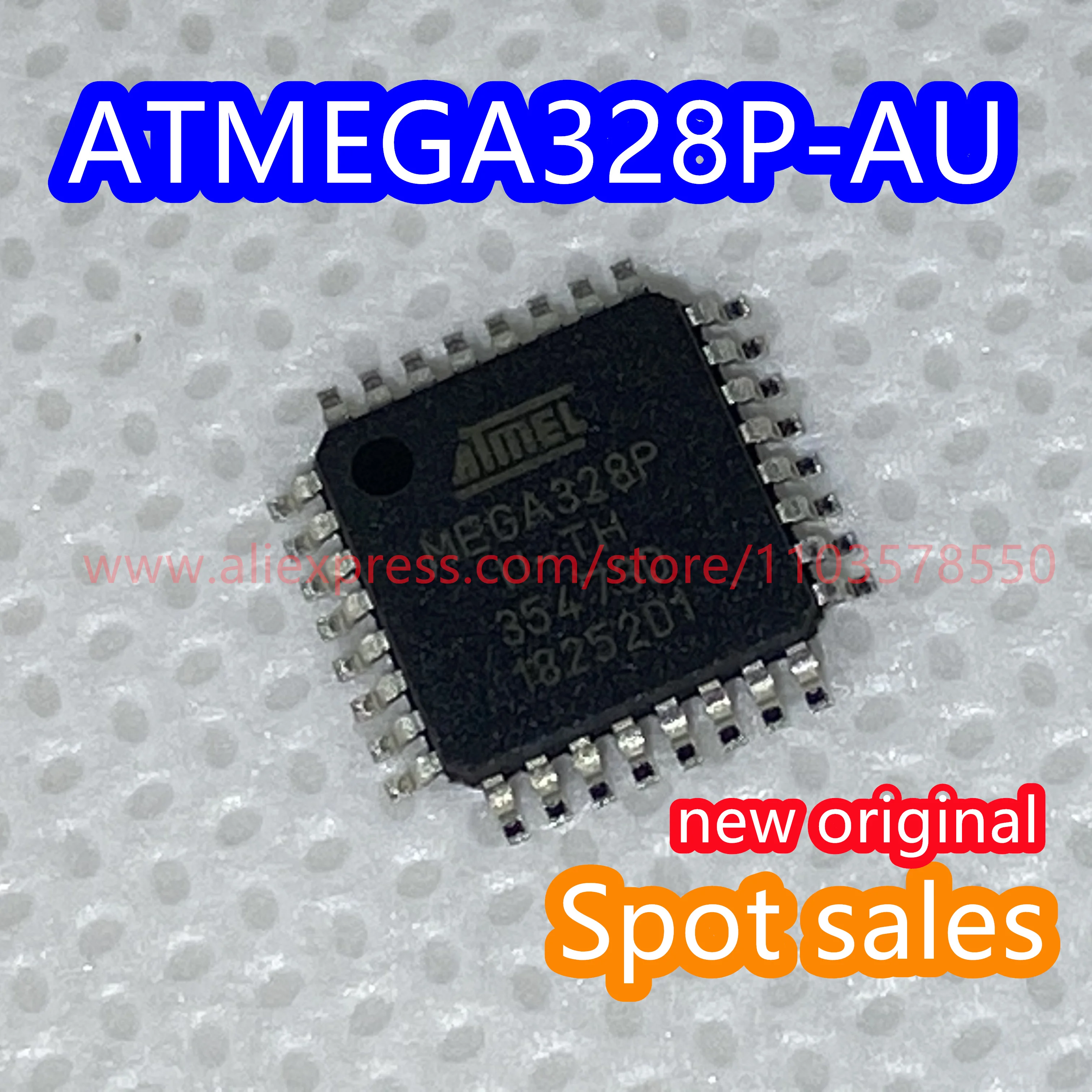 10PCS  New original ATMEGA16A-AU ATMEGA16A microcontroller chip ATMEGA328P-AU ATMEGA328P