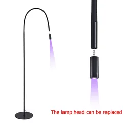 USB 5W UV Colloidal Curing Lamp Foot Switch Manicure Nail Dryer Curing Lamp Eyelashes and Eyebrows Grafting Glue Curing Lamp