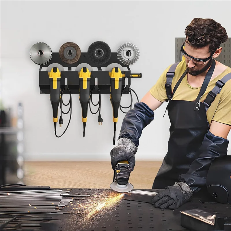 

ABMI-Angle Grinder Holder, Angle Grinder Tool Stand For / Tool Storage Rack, Wall Mount Bracket For Cutters