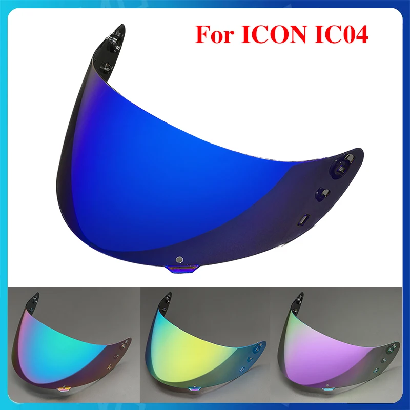 Motorcycle Helmet Visor for ICON IC04 Airframe Pro Airmada Airform Replacement Impact Resistant UV Protection