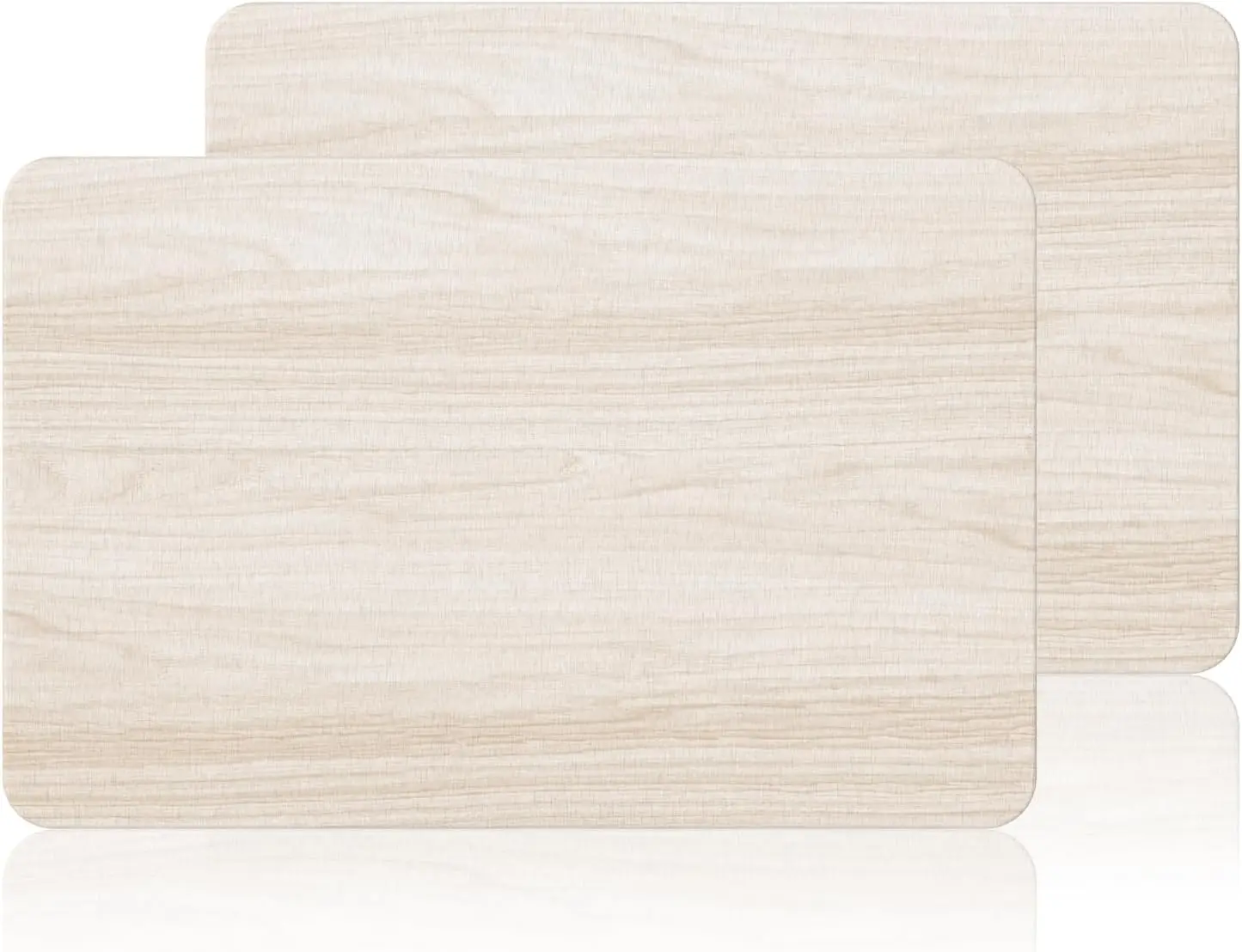 

Набор из 2 ковриков для ванной из натурального камня | Быстросохнущий впитывающий коврик для душа | Нескользящий дизайн под дерево (24x16 дюймов)