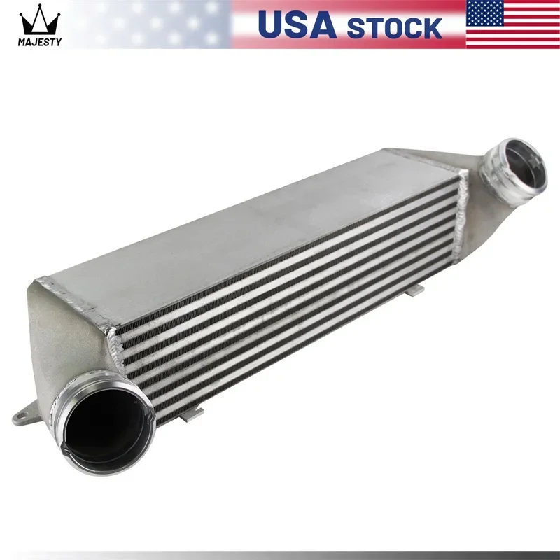 Fits For 2007-2013 BMW E90 335i 335xi 135i N54 N55 Black / Silver FMIC Intercooler