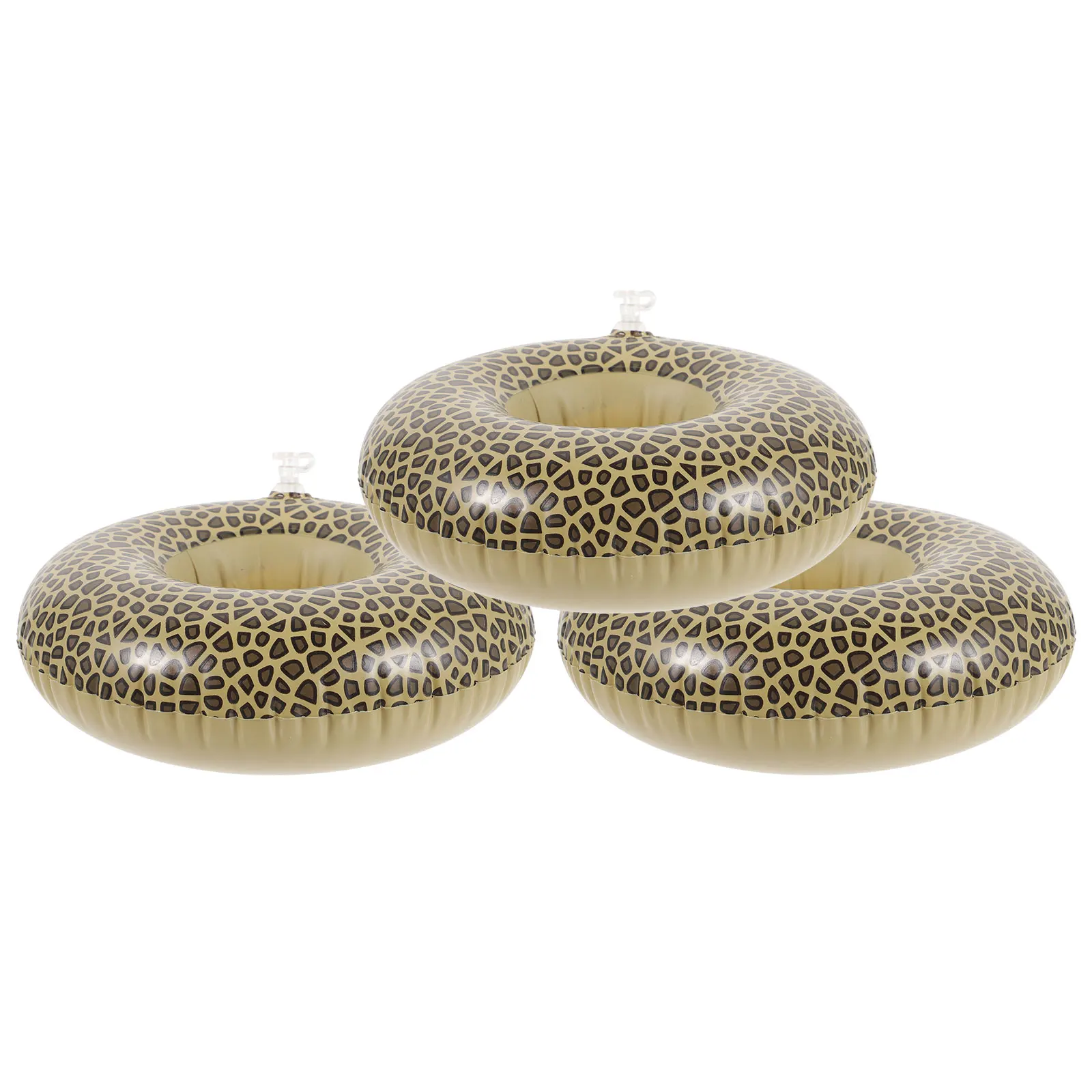 

Leopard Pool Accessories for Adults Inflatable Float Floating Drinking Holders Floaty Party