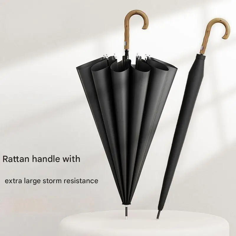 parapluie-de-golf-a-poignee-longue-en-bois-massif-haut-de-gamme-12-os-elargi-epais-renforce-ensoleille-pluvieux-double-usage