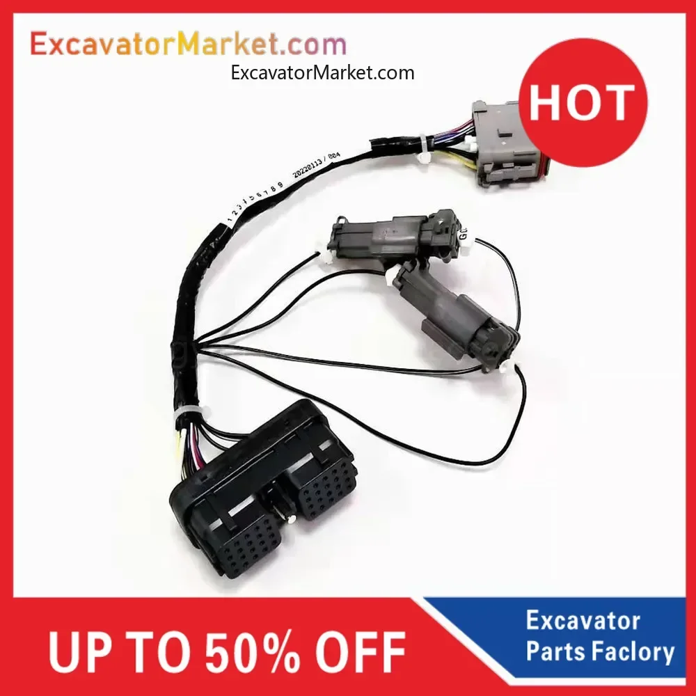 

Excavator Parts For Komatsu PC 110 130-7 GPS Monitor Cable Harness Cable 203-06-71720 Excavator Parts