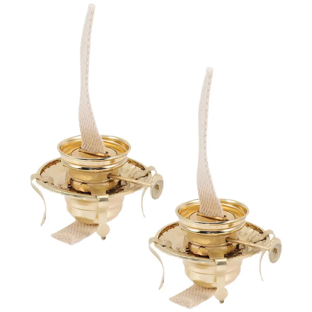 2pcs Accessories Retro Parts Wick Holder Replacement Burner 2cm Wicks LED Lamp Metal Lamp Burner Bulb Tube