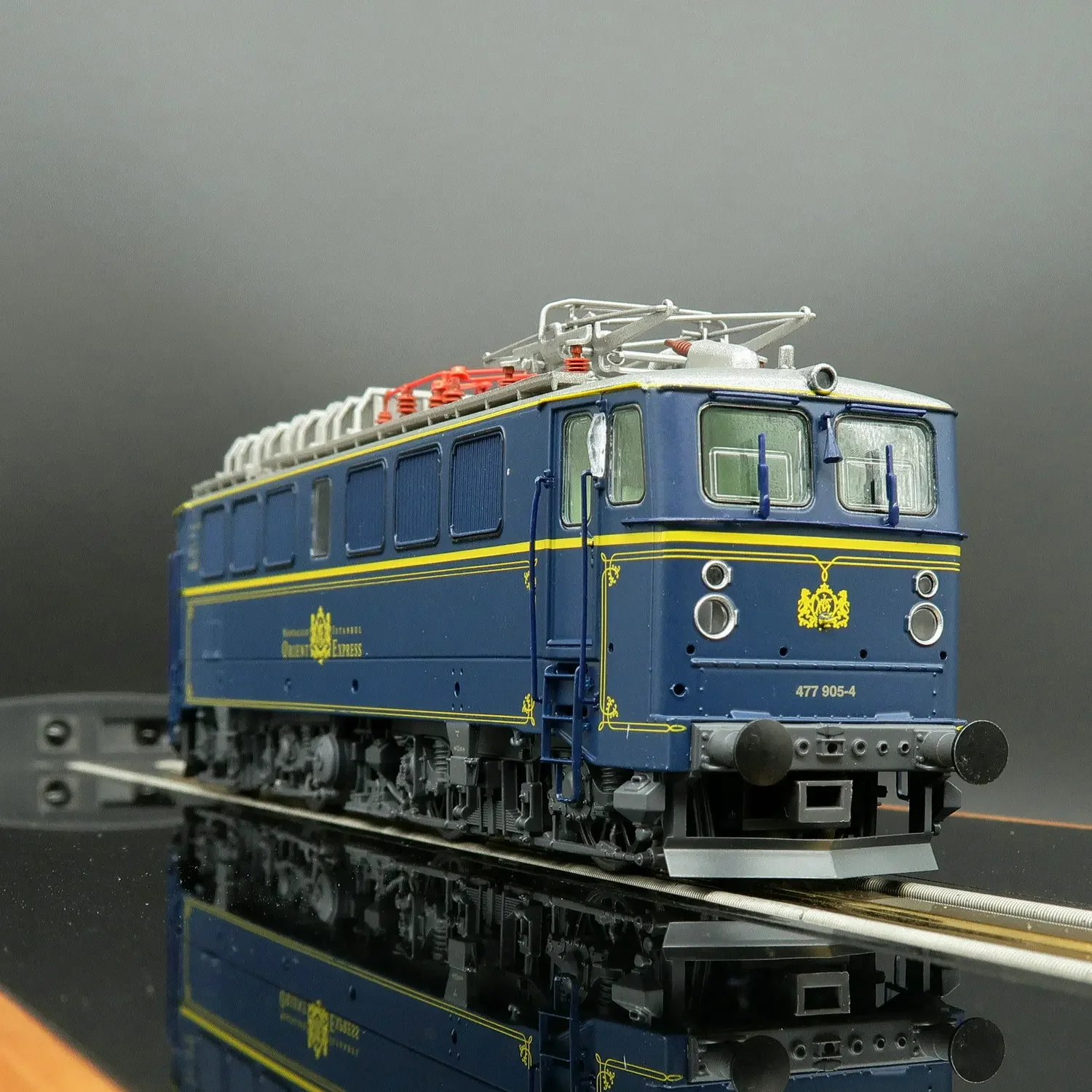 BRAWA Train Model HO Type 1/87 AE477 Electric Locomotive Digital Sound Effect Orient Express Classic Rail Car