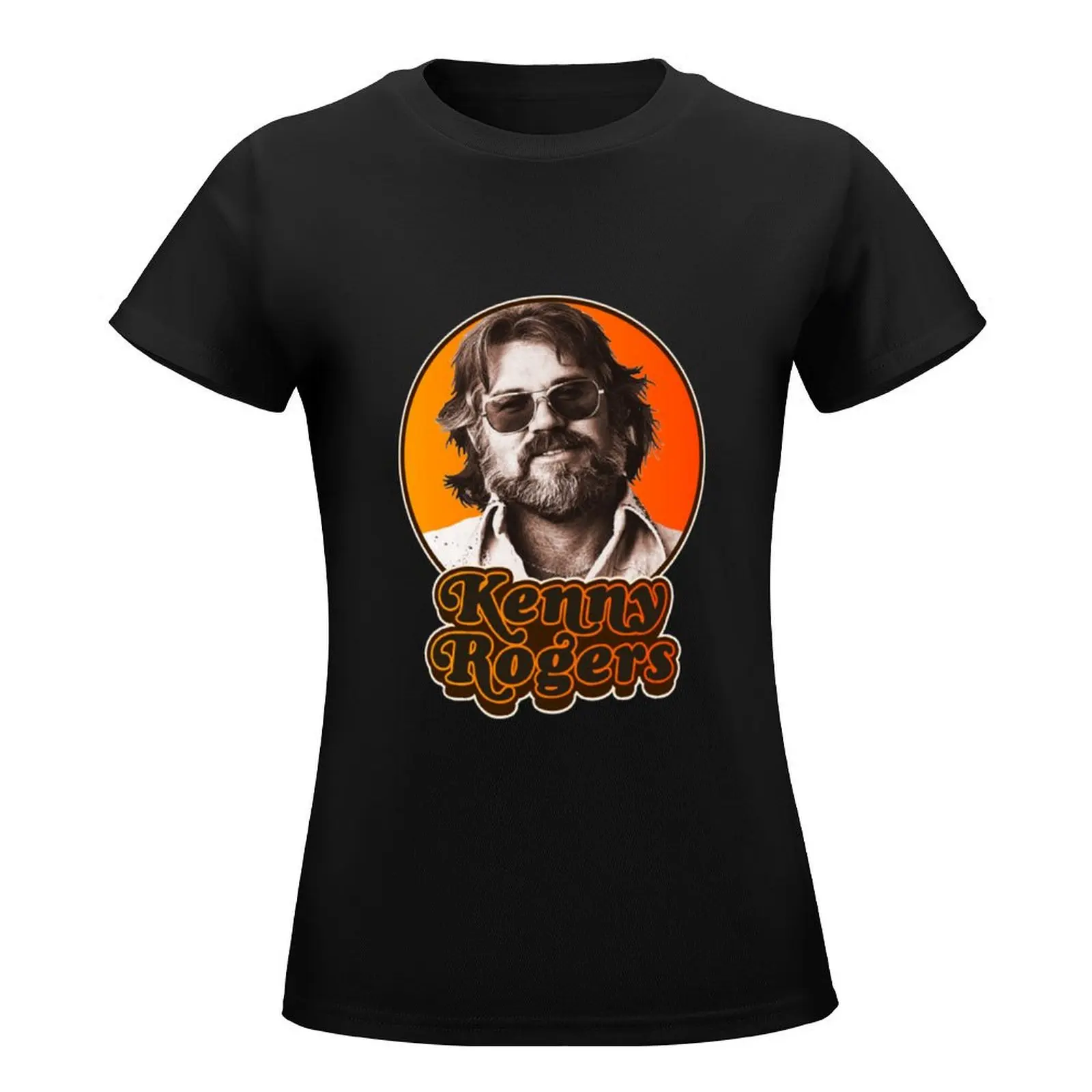 Kenny Rogers T-Shirt quick-drying vintage designer clothes Women luxury