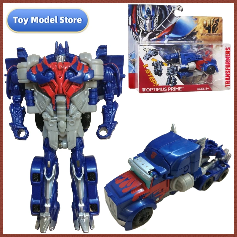 In Stock Movie 4 AOE One Step Transformation Optimus Prime Action Figures Robot Collectible Figures Model Kid Car Toys Gifts