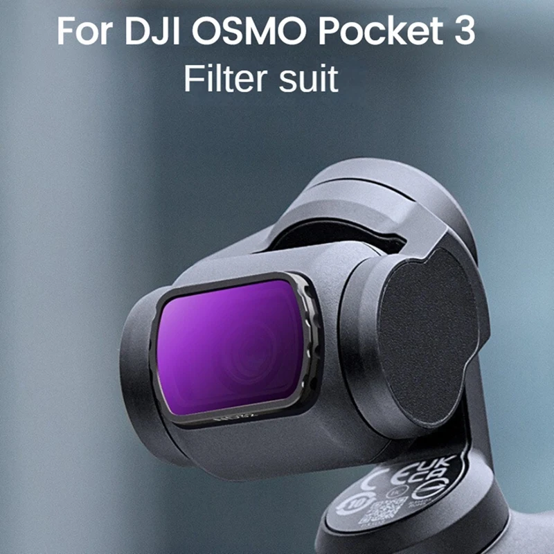 For DJI Osmo Pocket 3 ND/PL Ilters Kit 2 In 1 Sports Camera Filter ND8 16 32 64 UV Lens Filters