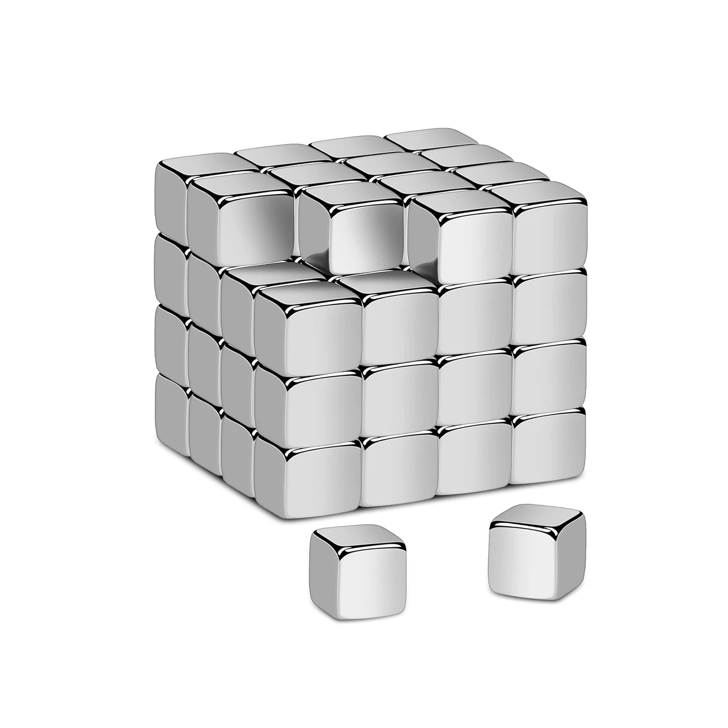 Starke Neodym-Magnete Quadratische Neodym-Magnete Hochleistungsmagnete für DIY-Basteleien, Kühlschrank, Whiteboard, Büro, Trocken abwischbare Tafel