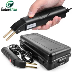 70-110W Plástico Ferro De Solda Quente Grampeador Car Bumper Repair Plastic Welding Machine Kit Heat Gun Plástico Soldador Garagem Ferramenta