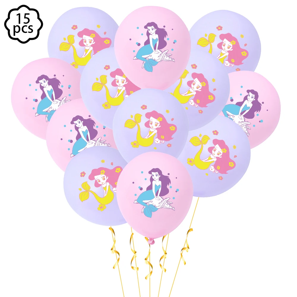 Meerjungfrauen-Partybanner-Girlande, stehender Meerjungfrauen-Ballon, Kinder-Mädchen-Geburtstagsdeko-Banner, Babyparty-Meerjungfrauen-Geburtstagsdekoration – Detail 8