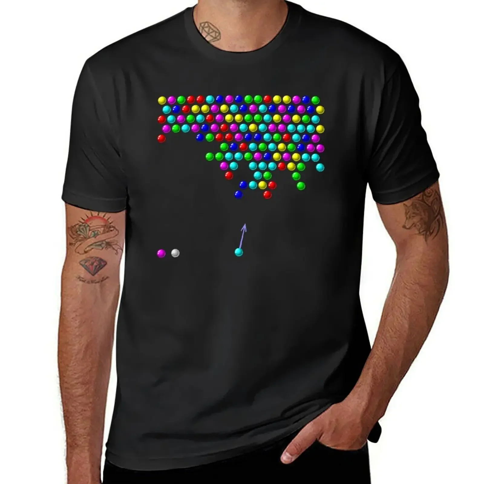 Bubble Shooter T-Shirt tees sports fans new edition designer t shirt men