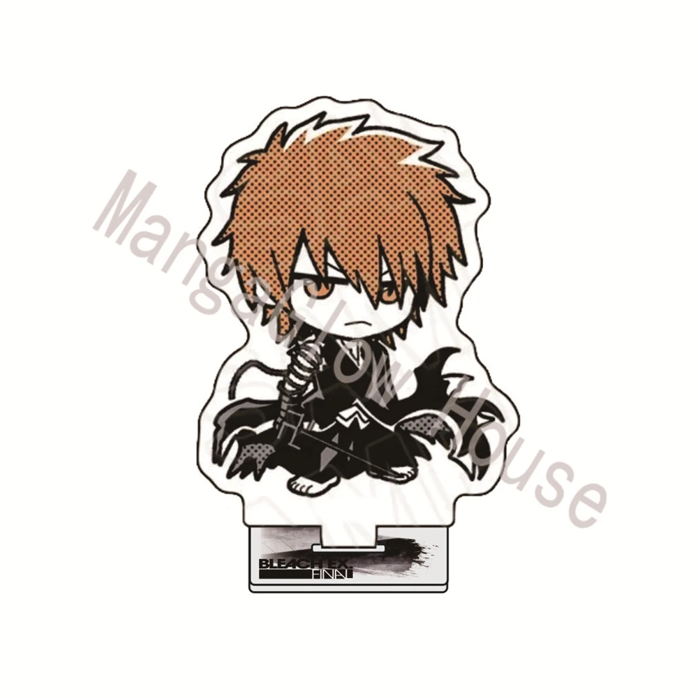 10cm Anime Bleach Acrylic Stand Figure Desktop Decoration Collectible Ornament Cartoon Character Model Gift for Fans Keychain view 4