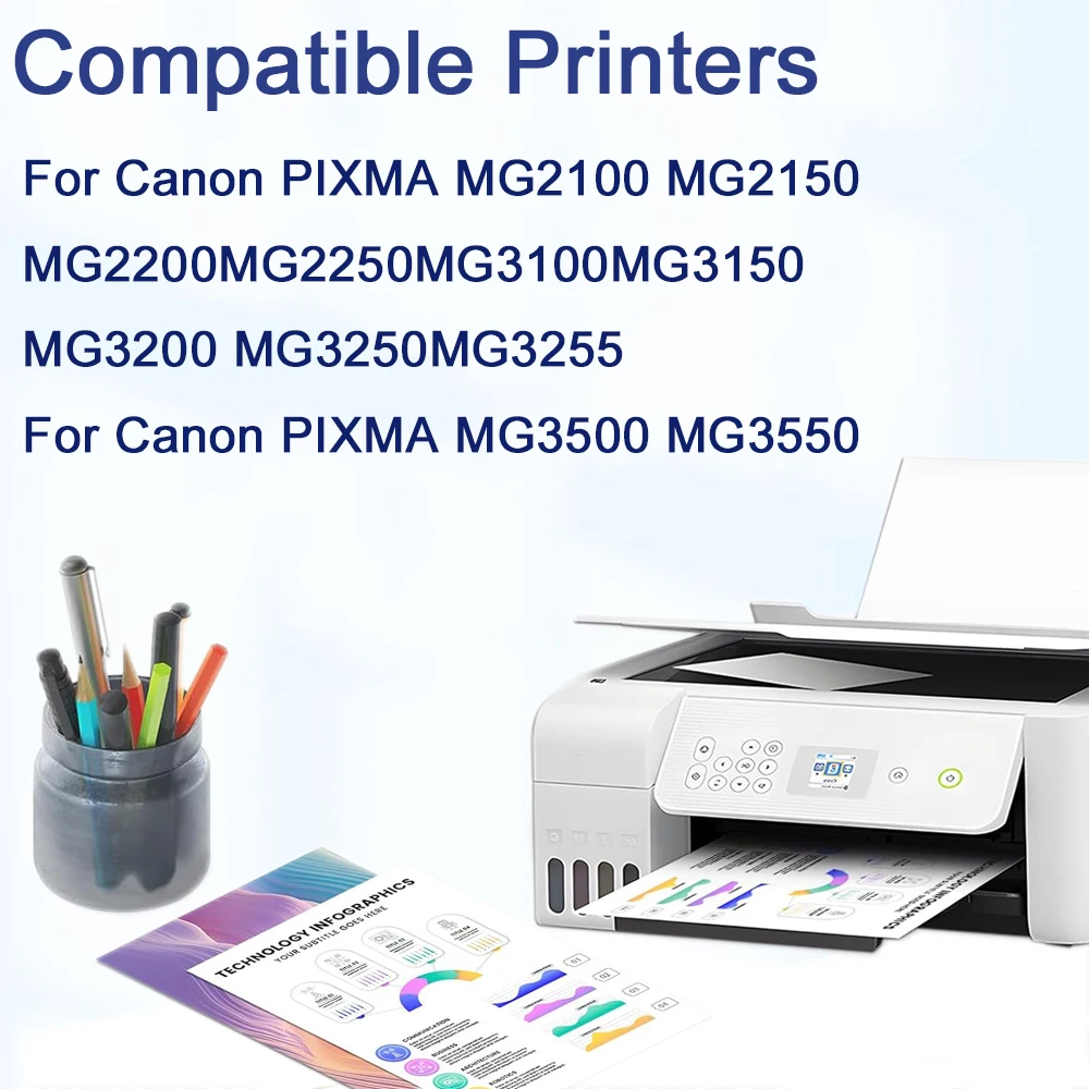 

Совместимый чернильный картридж PG540 CL541 для принтеров Canon Pixma MG3600 MG3650 MG4200 MG4250 MX475 MX520 MX525 TS5150 5151