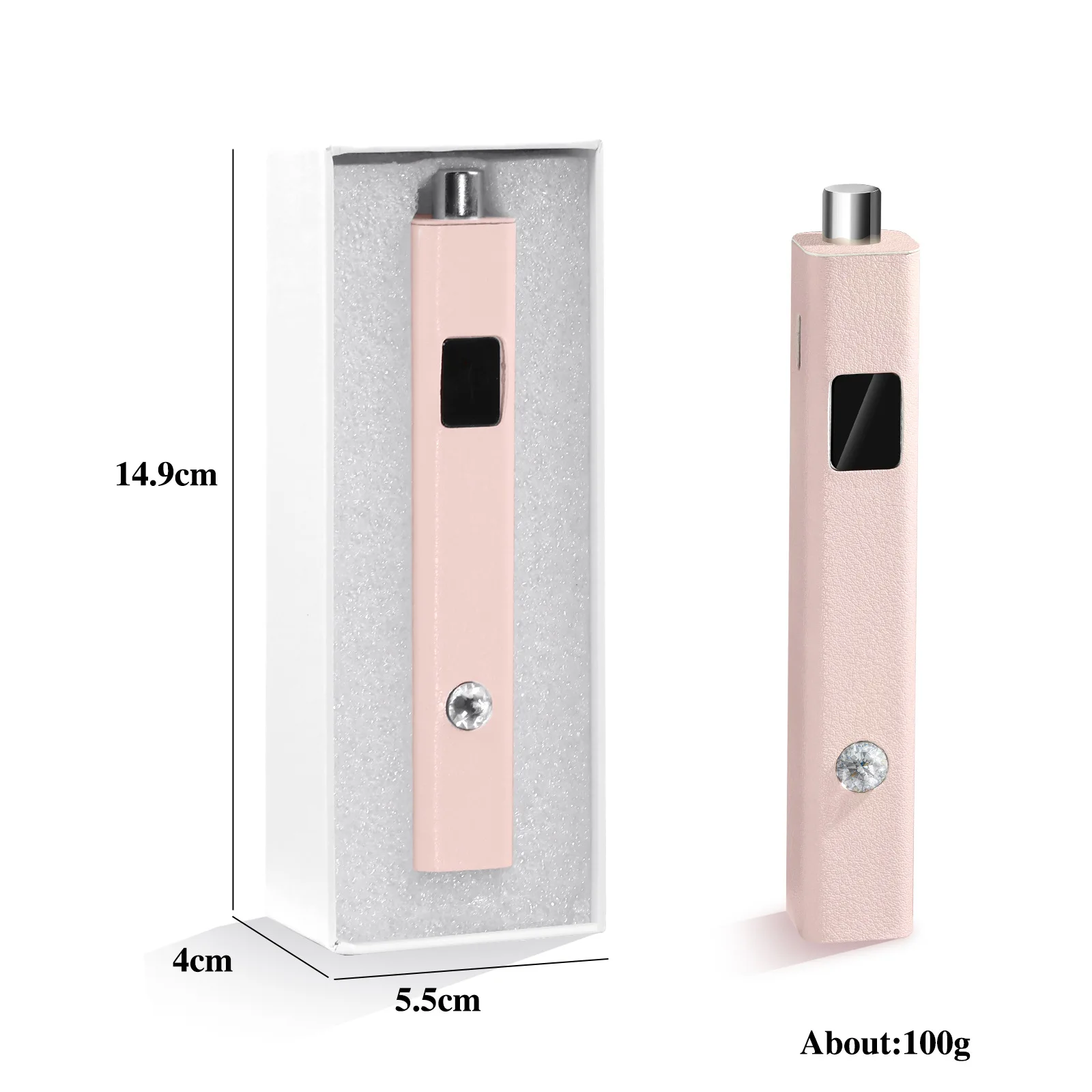 PU-leer Dual-purpose Handheld single-line lamp Magnetische zuigkracht Handig opladen Nagellakgereedschap Nagellicht