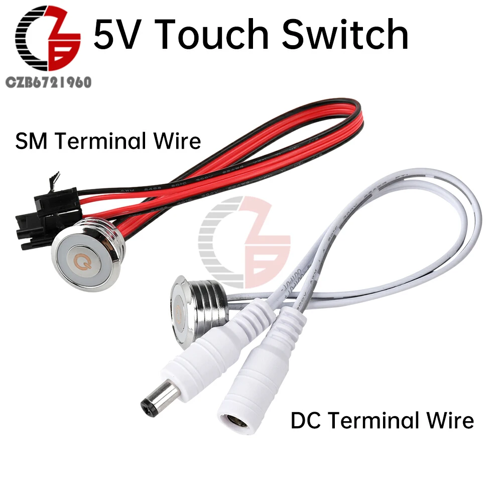 

DC 3,7 В-24 В сенсорный сенсорный переключатель 3,7 В 5 В 12 В 24 В двухпроводной встроенный многофункциональный сенсорный переключатель одноцветный контроллер диммера