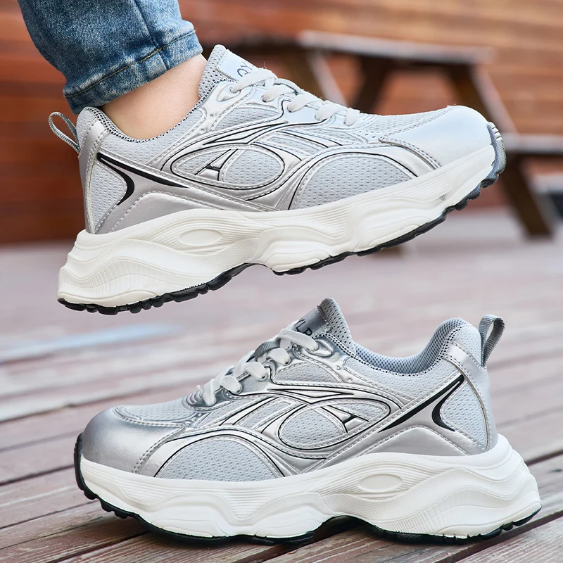 Fashion Women's Safety Shoes Anti-Smash Anti Puncture Work Shoes Lightweight Comfort Protection Shoes Work Sneakers Security image 6
