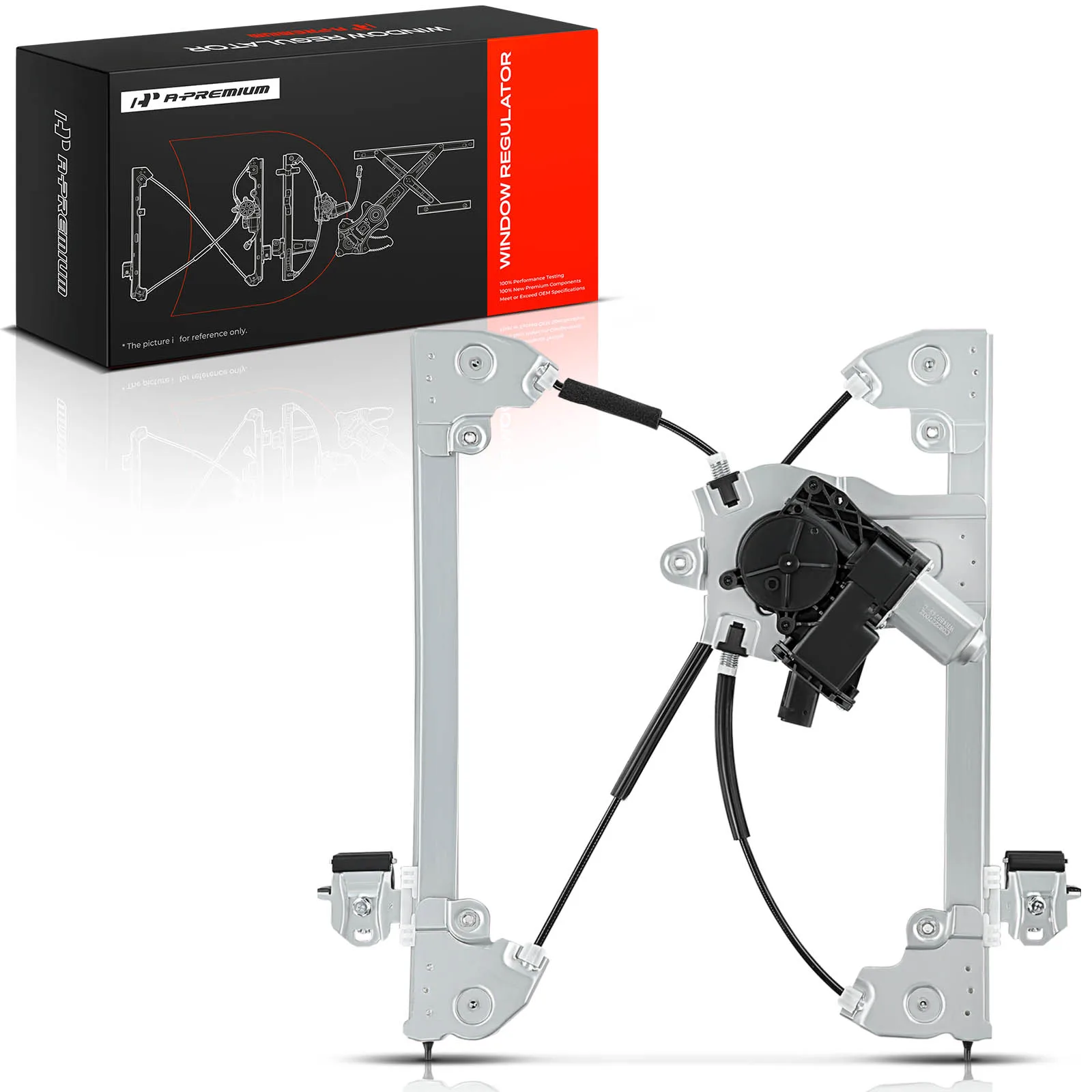 A-Premium Front Driver Side Power Window Regulator with Motor 7 Pins for Chevrolet Cruze 2011-2015 Cruze Limited 2016