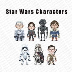 Décennie s de construction de figurines de la 501e légion Trooper pour enfants, briques Ahsoka Tano, Cal Kestis, Obi-Wan Kenobi, Auckland Rahm Kota, mini jouet