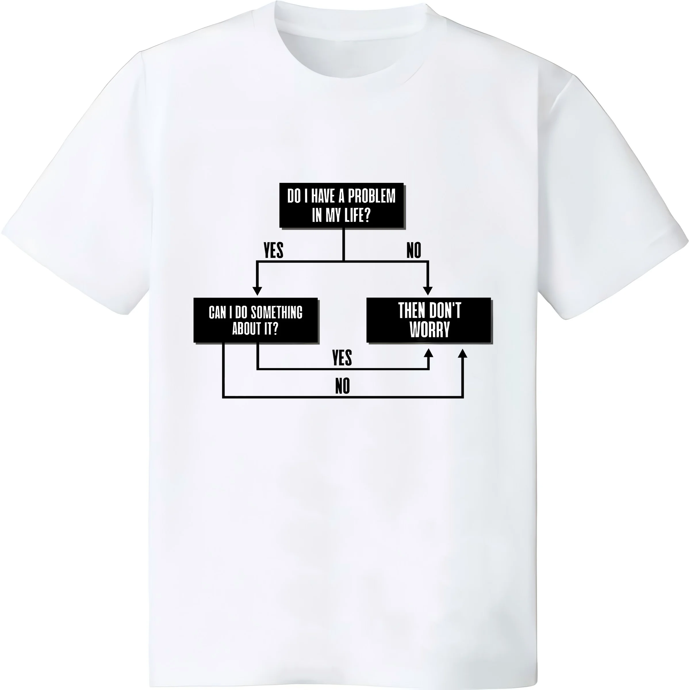 Stoic Flow Chart Philosophy Marcus Aurelius Wisdom T-Shirt