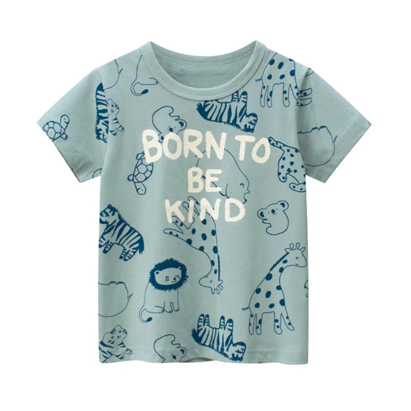 Children's Bluey T-shirt 24M to 10T Short Sleeves 100% Cotton Printed Animals Kids Tee Tops Cute Summer Boys Clothes