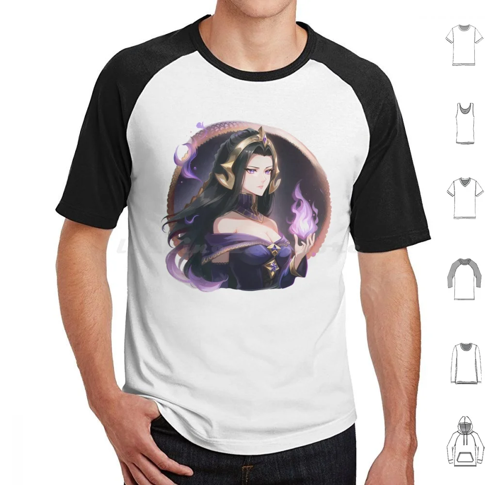 Realistic Anime Liliana Of The-Dominaria Planeswalker T Shirt Cotton Men Women Diy Print Liliana Vess Magic Necromancer