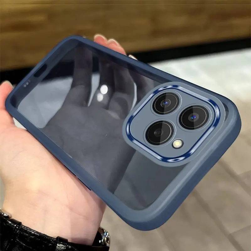 Tecno Spark 10 Pro 4G 전화 케이스 Tecno Spark 10C 럭셔리 소프트 범퍼 클리어 백 커버