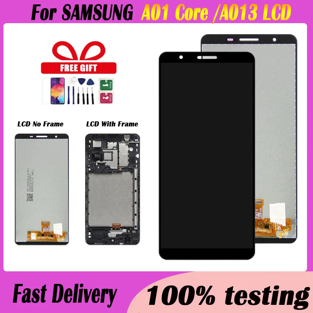 

1 PCS For Samsung A01 core LCD SM-A013G A013F A013G A013M/DS LCD Display Touch Screen Digitizer Replace Assembly